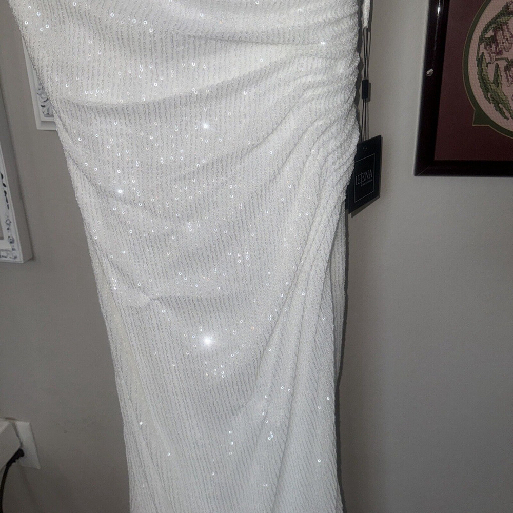 NEW IEENA for MAC DUGGAL Ruched OneShoulder Trumpet GOWN Size 10 $358 NORDSTROM - Picture 6 of 13